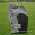 Classic Designs Hand Carved black granite headstone tombstone